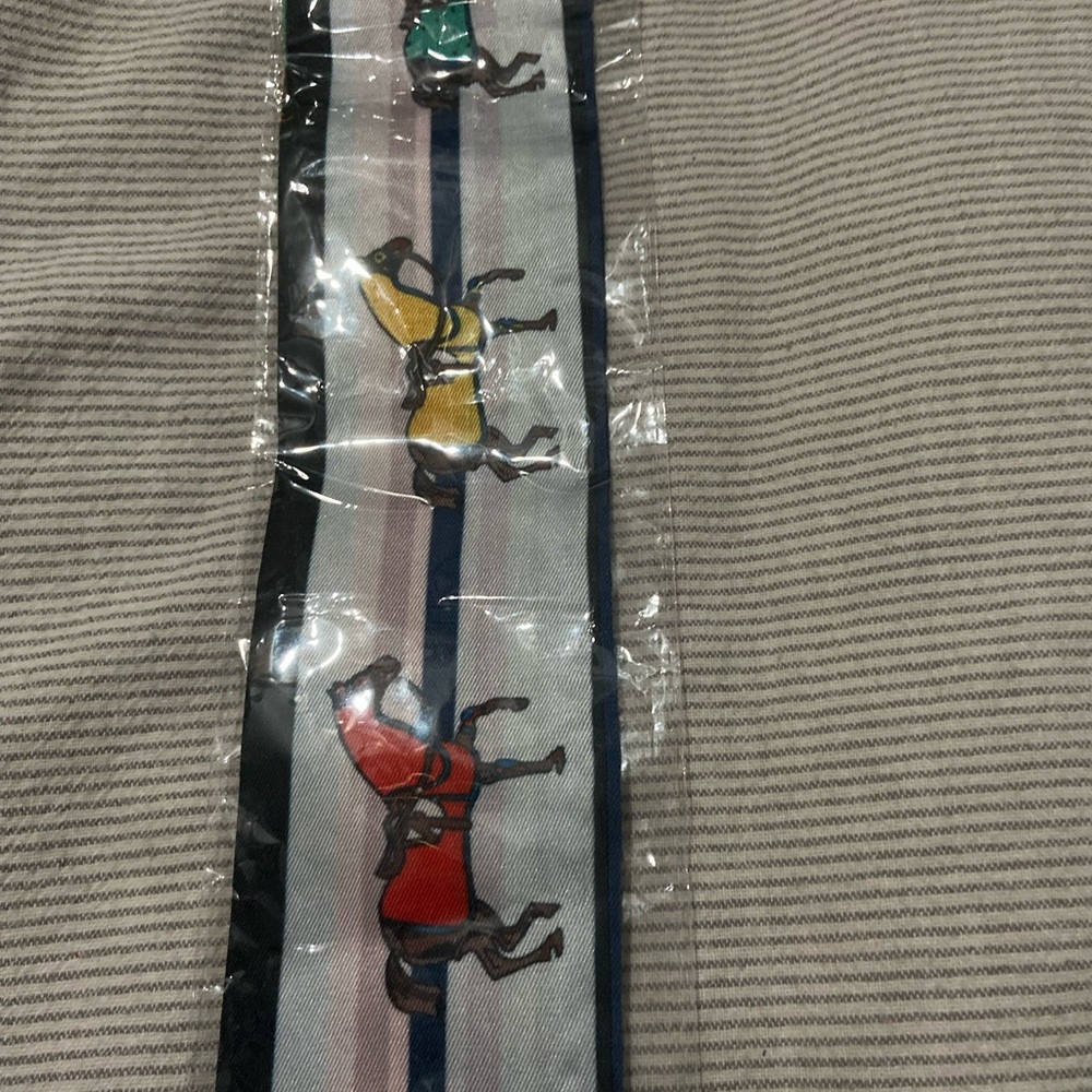 Stylish Multicolor Equestrian Scarf - Picture 2 of 2